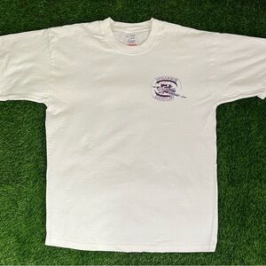 Vintage 90s 1990 Screen Stars McGann's Doolin White T-Shirt Men's L